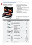 234 Чемодан Knipex для инструмента набор электрика 20 предметов прочное исполнение материал ABS черного цвета алюминиевая двойная рама по периметру шарниры функционируют Каталог KNIPEX 2014 Профессиональный ручной инструмент для удаления изоляции Плоскогубцы Кусачки Ножницы Клещи Бокорезы Стр. 234