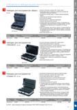 237 Чемодан для инструментов Knipex Basic пустой Прочное исполнение материал ABS черного цвета алюминиевая рама по периметру с вытяжными кольцами для прилагаемого ремня Каталог KNIPEX 2014 Профессиональный ручной инструмент для удаления изоляции Плоскогубцы Кусачки Ножницы Клещи Бокорезы Стр. 237