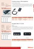 27 Интерфейс клавиатуры Mitutoyo DMX-3 T/FS2 USB представляет собой интерфейс для передачи измерительных данных от инструментов с интерфейсом Digimatic на ПК Каталог MITUTOYO 2013 Измерительный инструмент и оборудование Стр. 25