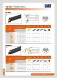 28 ¥ B'J 71M TURNING TOOLS SANT t n 7i 9NHSZ) External turning toolholders K n L b L h £Qy -S' I n PDJNRt 1616H11 16 16 100 16 20 25 202CK11 20 20 125 20 25 2 Каталог SANT 2016 Металлорежущий инструмент со сменными режущими пластинами Токарные резцы с СРП Расточные оправки Резьбовые державки Торцевые фрезы Корпусные сверла Стр. 22