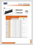 97 SANT S7J: m arting i TURNING TOOLS toolholders ZQ ffi i a Tunp Dimension (mm) ij- Apptiutte kwti Screw tl Wrench ST lypc JW I - -li 1 ii Q 1616R03 16 16 10 Каталог SANT 2016 Металлорежущий инструмент со сменными режущими пластинами Токарные резцы с СРП Расточные оправки Резьбовые державки Торцевые фрезы Корпусные сверла Стр. 91