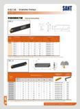 98 mn TURNING TOOLS yj iwjfli73 Parting and groo holders Extornal Parting Blade iso 1 M w II W 1 k SPB 326-S 426-S 26 26 2 4 3 2 110 110 21 6 21 6 ZQMX3N11-1E Каталог SANT 2016 Металлорежущий инструмент со сменными режущими пластинами Токарные резцы с СРП Расточные оправки Резьбовые державки Торцевые фрезы Корпусные сверла Стр. 92