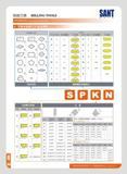110 tftBITim MILLING TOOLS Indexable milling tools SANT n n 7i r eda o D /F7 K o0 EDe Oc B fl ft <8> oH H a E H C ft L J fl ot op o W ft A <3> T I a T V Q ft K Каталог SANT 2016 Металлорежущий инструмент со сменными режущими пластинами Токарные резцы с СРП Расточные оправки Резьбовые державки Торцевые фрезы Корпусные сверла Стр. 104