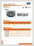 116 ttSSZJ- MILLING TOOLS m (i2t5WI7Jn indexable milling tools SANT n r> 7i n o M (3 AF04 El I Sc e j) n Tool chuck screw Wrench LwJ OFKB0704 LOF07RL a : WST02 Каталог SANT 2016 Металлорежущий инструмент со сменными режущими пластинами Токарные резцы с СРП Расточные оправки Резьбовые державки Торцевые фрезы Корпусные сверла Стр. 110
