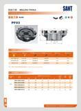 142 mm MILLING TOOLS 5I Oi5W)7DR Indexable milling ffiftJJft r:90- PF03 SANT B W 71 spare m 7JK Insert a 71 & Slum 7JK ITlnsert Screw 7J tIShim Scrow iS Wrench Каталог SANT 2016 Металлорежущий инструмент со сменными режущими пластинами Токарные резцы с СРП Расточные оправки Резьбовые державки Торцевые фрезы Корпусные сверла Стр. 136