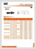 217 SANT n w 7J UD35 & JDM I DRILLING TOOLS Hole-machining Tools HMXTJ T P R (mm) Dimension Insert S3 D D1 02 LI 12 L 7IK s07J <071 UDJ5 SP07 510 5JO WSO 51 52 Каталог SANT 2016 Металлорежущий инструмент со сменными режущими пластинами Токарные резцы с СРП Расточные оправки Резьбовые державки Торцевые фрезы Корпусные сверла Стр. 211