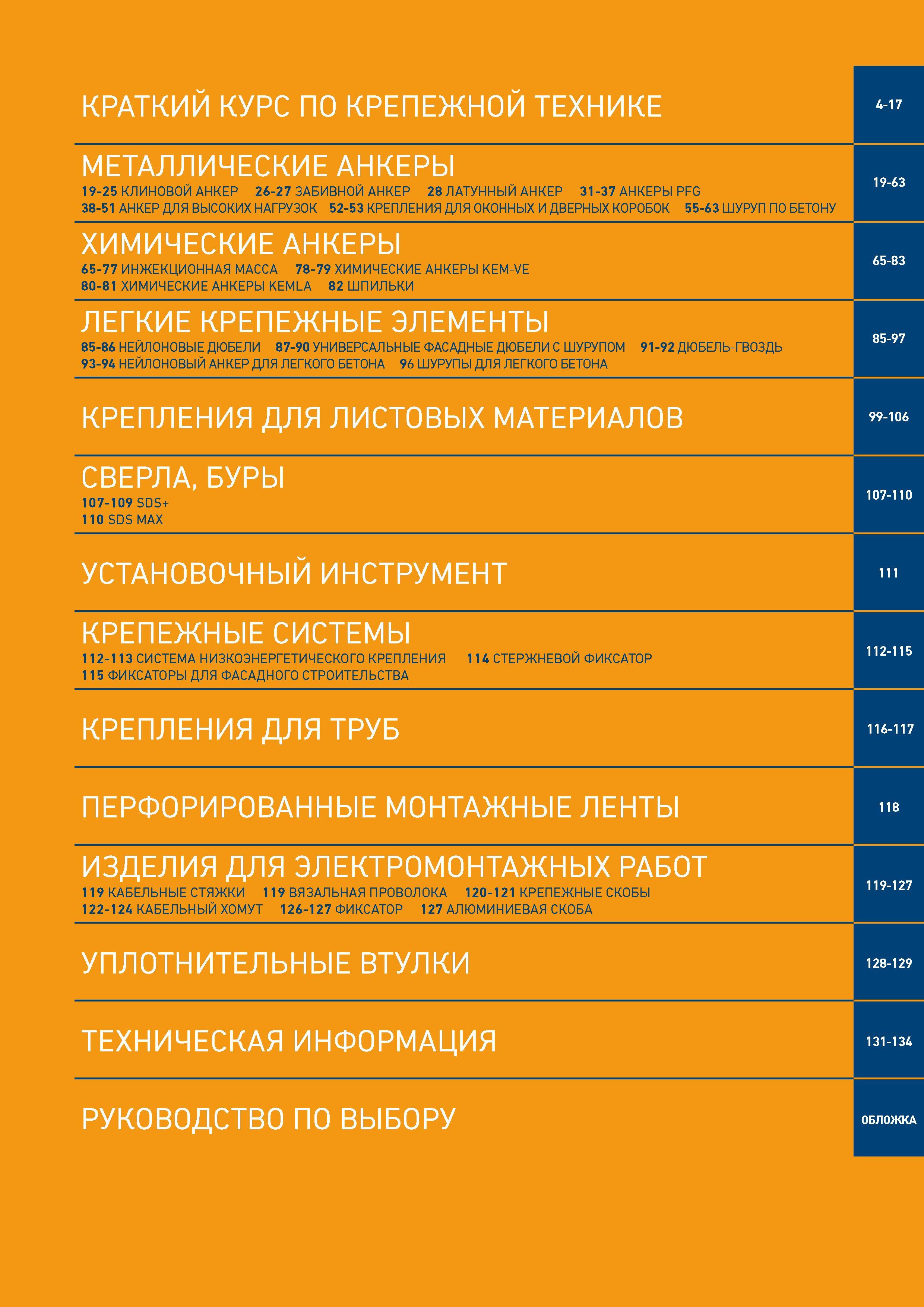 3  Каталог SORMAT 2016 Крепежная техника и системы Металлические и химические анкеры Дюбели Шурупы Установочный инструмент Монтажные ленты Уплотнительные втулки Стр. 