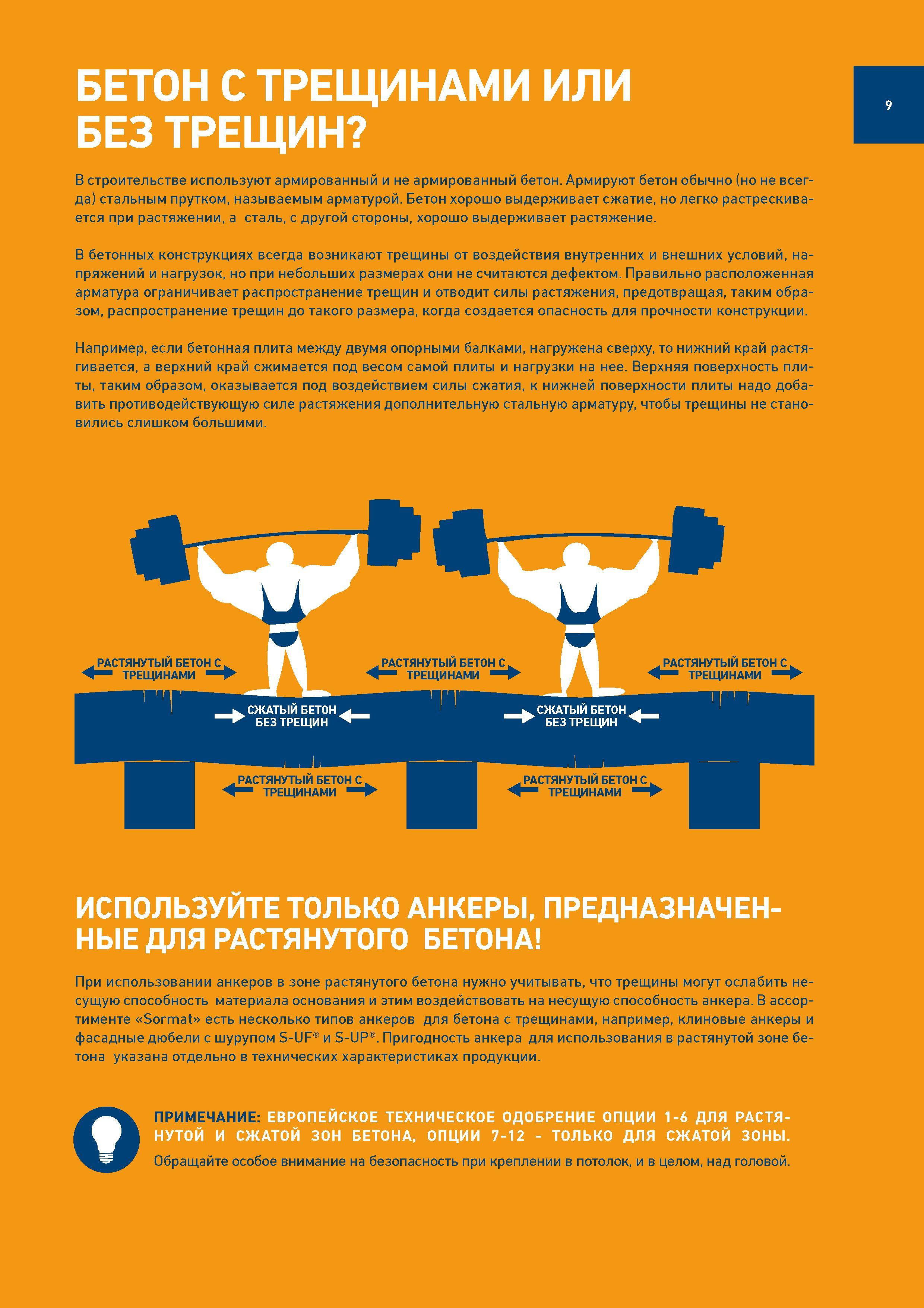 9  Каталог SORMAT 2016 Крепежная техника и системы Металлические и химические анкеры Дюбели Шурупы Установочный инструмент Монтажные ленты Уплотнительные втулки Стр. 9