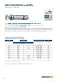 34 МЕТАЛЛИЧЕСКИЕ АНКЕРЫ АНКЕРЫ PFG / LB, LBS РОССТРОЙ , ета) European Technical Approval _Option_8for ion<racked_ ETA-01/0012 LB Анкер с болтом, электрооцинко Каталог SORMAT 2016 Крепежная техника и системы Металлические и химические анкеры Дюбели Шурупы Установочный инструмент Монтажные ленты Уплотнительные втулки Стр. 34