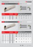 11 Сборные наружные токарные резцы Vorgen DCLNR/L DDHNR/L с прижимом СРП повышенной жесткости (сверху за отверстие сменной пластины) Стандартный токарный ин Каталог VORGEN 2018 Станочный инструмент с режущими сменными пластинами Токарные резцы Расточные державки и оправки Фрезы концевые и насадные с СРП Сверла Стр. 11
