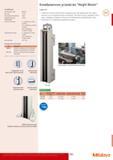 347 Японское калибровочное устройство Mitutoyo Universal Height Master предназначено для применения как в вертикальном так и в горизонтальном положении Оно может ре Каталог MITUTOYO 2014 Измерительный инструмент и приборы Стр. 345