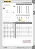 32 HIGH PERFORMANCE MACHINE TAPS HOCHLEISTUNGSGEWINDEBOHRER ISO Metric coarse thread DIN-13 Metrisches ISO-Regelgewinde DIN-13 M 0d, P l1 l2 0 d 2 a M 3 Каталог FANAR 2014 Станочный и ручной металлорежущий инструмент для обработки резьбы Метчики Раскатники Плашки Резьбонарезные станки и приспособления Инструментальная оснастка Стр. 29