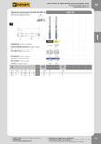 44 МЕТЧИКИ И РАСКАТНИКИ VHM TAPS AND FORMING TAPS VHM GEWINDEBOHRER VHM Основная метрическая резьба ISO DIN-13 ISO Metric coarse thread DIN-13 Metrisches Каталог FANAR 2014 Станочный и ручной металлорежущий инструмент для обработки резьбы Метчики Раскатники Плашки Резьбонарезные станки и приспособления Инструментальная оснастка Стр. 41