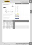 54 HIGH PERFORMANCE MACHINE TAPS HOCHLEISTUNGSGEWINDEBOHRER ISO Metric fine thread DIN-13 Пример записи для заказа инструмента Fanar / Example of order / Каталог FANAR 2014 Станочный и ручной металлорежущий инструмент для обработки резьбы Метчики Раскатники Плашки Резьбонарезные станки и приспособления Инструментальная оснастка Стр. 51