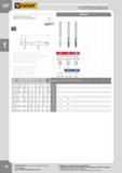 59 ISO Metric fine thread DIN-13 Metrisches ISO-Feingewinde DIN-13 HIGH PERFORMANCE MACHINE TAPS HOCHLEISTUNGSGEWINDEBOHRER DIN-371 MF 0<d, M 2,5 x 0,35 Каталог FANAR 2014 Станочный и ручной металлорежущий инструмент для обработки резьбы Метчики Раскатники Плашки Резьбонарезные станки и приспособления Инструментальная оснастка Стр. 56