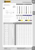 60 HIGH PERFORMANCE MACHINE TAPS HOCHLEISTUNGSGEWINDEBOHRER ISO Metric fine thread DIN-13 Metrisches ISO-Feingewinde DIN-13 DIN-374 800 800 800 INOX MF 0 Каталог FANAR 2014 Станочный и ручной металлорежущий инструмент для обработки резьбы Метчики Раскатники Плашки Резьбонарезные станки и приспособления Инструментальная оснастка Стр. 57