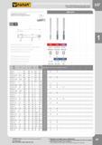 62 HIGH PERFORMANCE MACHINE TAPS HOCHLEISTUNGSGEWINDEBOHRER ISO Metric fine thread DIN-13 Metrisches ISO-Feingewinde DIN-13 DIN-374 M 8 x 1 M 9 x 1 M 10 Каталог FANAR 2014 Станочный и ручной металлорежущий инструмент для обработки резьбы Метчики Раскатники Плашки Резьбонарезные станки и приспособления Инструментальная оснастка Стр. 59