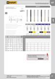 64 HIGH PERFORMANCE MACHINE TAPS HOCHLEISTUNGSGEWINDEBOHRER ISO Metric fine thread DIN-13 Metrisches ISO-Feingewinde DIN-13 60” C2-511101 C2-516101 C2-51 Каталог FANAR 2014 Станочный и ручной металлорежущий инструмент для обработки резьбы Метчики Раскатники Плашки Резьбонарезные станки и приспособления Инструментальная оснастка Стр. 61