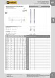 76 ГАЕЧНЫЕ МЕТЧИКИ MACHINE NUT TAPS MASCHINEN-MUTTERGEWINDEBOHRER Мелкая метрическая резьба ISO DIN-13 ISO Metric fine thread DIN-13 Metrisches ISO-Feing Каталог FANAR 2014 Станочный и ручной металлорежущий инструмент для обработки резьбы Метчики Раскатники Плашки Резьбонарезные станки и приспособления Инструментальная оснастка Стр. 73