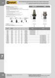 221 БЫСТРОСМЕННЫЕ ДЕРЖАТЕЛИ МЕТЧИКОВ БЕЗ ОСЕВОЙ КОМПЕНСАЦИИ QUICK CHANGE TAP HOLDERS WITOUT AXIAL COMPENSATION GEWINDESCHNEIDFUTTER OHNE LÄNGENSAUSGLEICH Каталог FANAR 2014 Станочный и ручной металлорежущий инструмент для обработки резьбы Метчики Раскатники Плашки Резьбонарезные станки и приспособления Инструментальная оснастка Стр. 218