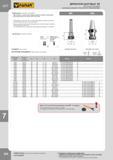 227 ДЕРЖАТЕЛИ ЦАНГОВЫЕ ER ER COLLET HOLDERS GEWINDESCHNEIDFUTTER MIT ER- SPANNZANGEN Информация/ Information / Informationen: Для станков с точной связью Каталог FANAR 2014 Станочный и ручной металлорежущий инструмент для обработки резьбы Метчики Раскатники Плашки Резьбонарезные станки и приспособления Инструментальная оснастка Стр. 224
