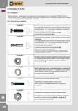 269 Техническая информация 5 2 Калибры R, Rc/Rp 5 2 1 Стандарты Трубные резьбы, находящиеся под давлением, изготавливаются по стандартам PN-EN 10226-1 и P Каталог FANAR 2014 Станочный и ручной металлорежущий инструмент для обработки резьбы Метчики Раскатники Плашки Резьбонарезные станки и приспособления Инструментальная оснастка Стр. 266