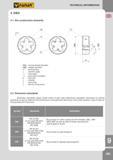 296 Die construction elements nominal thread diameter outside diameter die thickness chamfer angle rake angle spiral face inclination chip hole chamfer sp Каталог FANAR 2014 Станочный и ручной металлорежущий инструмент для обработки резьбы Метчики Раскатники Плашки Резьбонарезные станки и приспособления Инструментальная оснастка Стр. 293