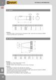 305 Versions DIN-69871 A shank without internal cooling DIN-69871 AD with a central hole DIN-69871 AD+B with a central hole and the holes in the flange Fe Каталог FANAR 2014 Станочный и ручной металлорежущий инструмент для обработки резьбы Метчики Раскатники Плашки Резьбонарезные станки и приспособления Инструментальная оснастка Стр. 302