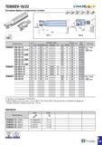 462 TE90XEV-16/22 CHASE LU Обозначение в Размеры (мм) Каналы СОЖ Рис Max RPM Пластина DC DCONMS OAL THSZMS LF LH APMX TE90XEV 225-25-16 2 25 25 125 - Каталог TAEGUTEC 2020 Вращающийся режущий и вспомогательный инструмент по металлу Твердосплавные пластины Сборные фрезы с СМП Монолитные фрезы и сверла Инструментальные патроны Стр. E149