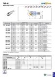 476 TNF-M FINE LL Обозначение Размеры (мм) Каналы Пластина DCX RE DCONMS OAL LF THSZMS СОЖ TNF 100-M06 10 5 9 7 34 5 20 M06 NFB 100 NFR 100A NFR 110A Каталог TAEGUTEC 2020 Вращающийся режущий и вспомогательный инструмент по металлу Твердосплавные пластины Сборные фрезы с СМП Монолитные фрезы и сверла Инструментальные патроны Стр. E163