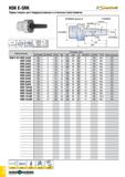 865 HSK E-SRK Термо патрон для твердосплавных и стальных хвостовиков G2 5 25,000RPM gS i 58 60 hrcH Обозначение Размеры (мм) DCONMS DCONWS BTED BD LP Каталог TAEGUTEC 2020 Вращающийся режущий и вспомогательный инструмент по металлу Твердосплавные пластины Сборные фрезы с СМП Монолитные фрезы и сверла Инструментальные патроны Стр. G50