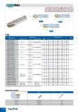 558 CHflSESeU ; n i 4 fa' top i-SJ 1 0d 1 E3F L2 Li L 0d 0D L2 0d L 0D 0d L TTBE Обозначение Пластины Размеры (мм) Рис Сферическая Прямоугольная D d L L Каталог TAEGUTEC 2011 Металлорежущий инструмент и инструментальная оснастка Стр. E120