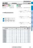 1119 Концевые фрезы Mitsubishi Materials по металлу SOLID END MILLS Каталог MITSUBISHI 2018 Инструмент для станков Пластины сменные режущие Фрезы концевые твердосплавные и сборные с СРП Сверла спиральные Резцы токарные Державки Стр. 1119