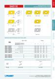 48 SAD11E СМЕННЫЕ ФРЕЗЕРНЫЕ ГОЛОВКИ ДЛЯ ОБРАБОТКИ ПРЯМОУГОЛЬНЫХ УСТУПОВ ADMX 11 ADMX 11SR-F ADMX 11SR-M ADMX 11PR-R ADMX 11 (16) ADMX 11T316SR-M О) Lrl ADEX 11 ADEX FR Каталог PRAMET 2014 Фрезерование Фрезы Сменные режущие пластины Стр. 47