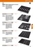 349 a 961230 Divider set Height 24 mm (68 90) Suitable for: Drawers for the tool cabinets 36x36 units, usable area of drawer 612x612 mm Supplied with Каталог HOFFMANN GROUP 2016 Производственная мебель для работы хранения и транспортировки в условиях промышленных предприятий и сервисных мастерских Вер. 47 ENG Стр. 349
