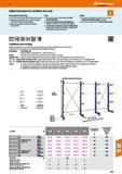 515 Safety instructions for cantilever arm racks Data required for planning: Arm load or level load (without floor-level storage) Stile load, calcula Каталог HOFFMANN GROUP 2016 Производственная мебель для работы хранения и транспортировки в условиях промышленных предприятий и сервисных мастерских Вер. 47 ENG Стр. 515