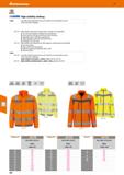 290 Hoffmann Group 51 ENB020471 APinnnm High visibility clothing Note: Size table with international sizes can be found in our information section at Каталог HOFFMANN GROUP 2020 Средства индивидуальной защиты органов зрения дыхания кожи СИЗ от поражения электрическим током шума Защитные перчатки Очки Специальная одежда Стр. 290