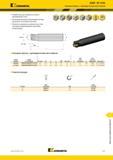 1519 Kennametal KSRM RP T1204 Концевые фрезы с цилиндрическим хвостовиком Разработаны для обработки титана и нержавеющей стали Контрящий механизм обеспечи Каталог KENNAMETAL 2018 Режущий инструмент для обработки отверстий в металлах и сплавах Быстрорежущие метчики и раскатники Сборные фрезы с СРП и твердосплавные Стр. V71