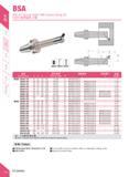 60 BSA BSA 45° Boring Holder With Square Boring Bit BSA45Jtflli7L7J i r mm it Lfii IS SI S5SSJ mmmu gf Specification di d2 Li L Boring range W Ti T2 Каталог DEREK 2017 Инструмент металлорежущий и станочная оснастка Фрезы концевые твердосплавные и с режущими сменными пластинами Резцы Державки Расточные головки Стр. A29