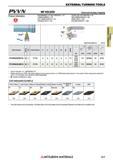 317 Токарные державки по металлу японской компании Mitsubishi Materials с призматическим хвостовиком EXTERNAL TURNING TOOLS Каталог MITSUBISHI 2018 Инструмент для станков Пластины сменные режущие Фрезы концевые твердосплавные и сборные с СРП Сверла спиральные Резцы токарные Державки Стр. 317