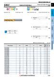 1181 Концевые фрезы Mitsubishi Materials по металлу SOLID END MILLS Каталог MITSUBISHI 2018 Инструмент для станков Пластины сменные режущие Фрезы концевые твердосплавные и сборные с СРП Сверла спиральные Резцы токарные Державки Стр. 1181