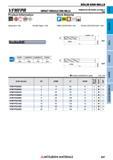 887 Концевые фрезы Mitsubishi Materials по металлу SOLID END MILLS Каталог MITSUBISHI 2018 Инструмент для станков Пластины сменные режущие Фрезы концевые твердосплавные и сборные с СРП Сверла спиральные Резцы токарные Державки Стр. 887