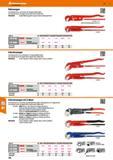746 Rohrzangen Schwedische Form, mit breitem 90° abgewinkeltem Maul Ganz geschmiedet mit gegen Verlust gesicherter Stellmutter Werkstoff Spezial-Werk Каталог HOFFMANN GROUP 2016 Ручной слесарно-монтажный и контрольно-измерительный инструмент и приборы для предприятий машиностроения и мастерских сервисного обслуживания 47 версия издания Стр. 746 DEU