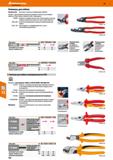754 Ножницы для кабеля Применение: Для резания медных и алюминиевых кабелей Головка с серповидными режущими кромками Рукоятки в пластиковой обол Каталог HOFFMANN GROUP 2018 Инструмент ручной Слесарный и механизированный Измерительные приборы и инструменты Производственный инвентарь Стр. 754