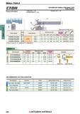 368 Малоразмерный токарный инструмент Mitsubishi по металлу SMALL TOOLS Каталог MITSUBISHI 2018 Инструмент для станков Пластины сменные режущие Фрезы концевые твердосплавные и сборные с СРП Сверла спиральные Резцы токарные Державки Стр. 368