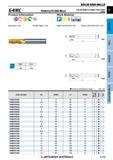1173 Концевые фрезы Mitsubishi Materials по металлу SOLID END MILLS Каталог MITSUBISHI 2018 Инструмент для станков Пластины сменные режущие Фрезы концевые твердосплавные и сборные с СРП Сверла спиральные Резцы токарные Державки Стр. 1173