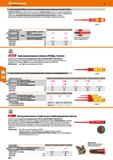 622 Электромонтажные отвёртки Holex Phillips / Pozidriv Рукоятка и жало полностью изолированы до 1000 В по DIN EN 60900 VDE 0682-201 Каталог HOFFMANN GROUP 2018 Инструмент ручной Слесарный и механизированный Измерительные приборы и инструменты Производственный инвентарь Стр. 622
