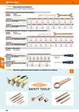 780 Безыскровые инструменты Специальный сплав Ampco, стойкий к коррозии и антимагнитный Гаечный ключ с открытым зевом, безыскровый Стандарт: Мат Каталог HOFFMANN GROUP 2018 Инструмент ручной Слесарный и механизированный Измерительные приборы и инструменты Производственный инвентарь Стр. 780