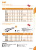121 DHP HSK-A-DHP Hydraulic Chuck HSK-A-DHP ) mm Specification d Di D2 H V Li L T Suit collet W Wrench Ww Weight HSK63A- DHP6-150 6 28 50 27 5 10 103 Каталог DEREK 2017 Инструмент металлорежущий и станочная оснастка Фрезы концевые твердосплавные и с режущими сменными пластинами Резцы Державки Расточные головки Стр. B09