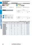 896 Концевые фрезы Mitsubishi Materials по металлу SOLID END MILLS Каталог MITSUBISHI 2018 Инструмент для станков Пластины сменные режущие Фрезы концевые твердосплавные и сборные с СРП Сверла спиральные Резцы токарные Державки Стр. 896